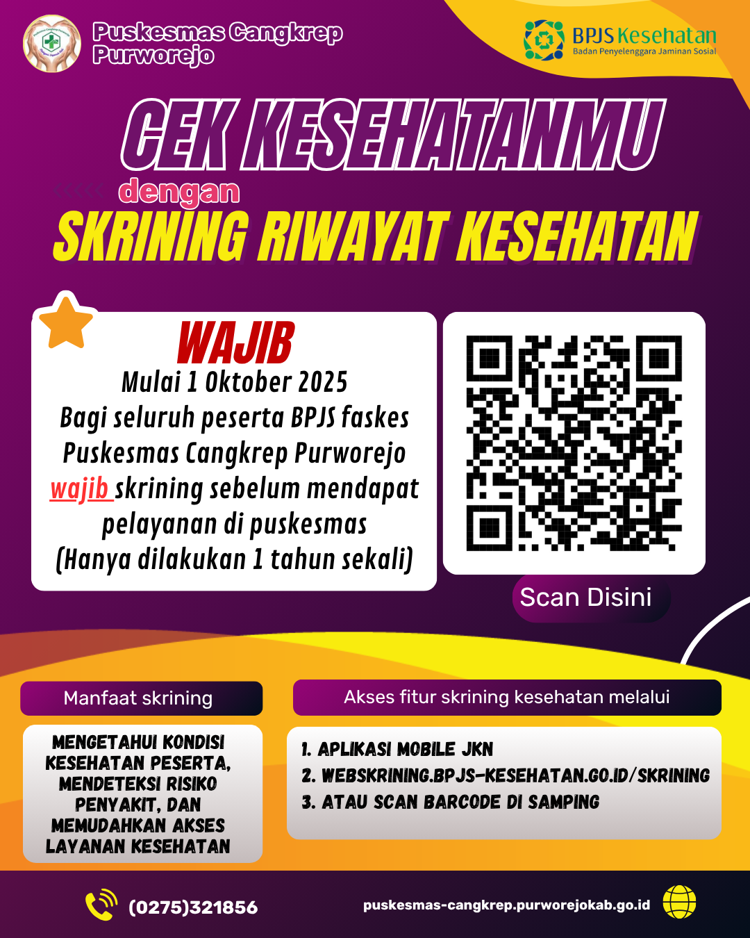 Skrining Riwayat Kesehatan